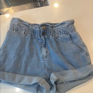 Women's Blue Denim Shorts